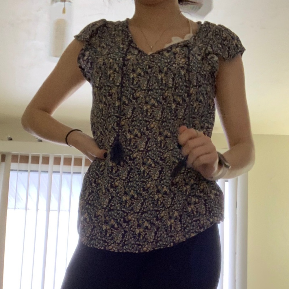 Floral tee